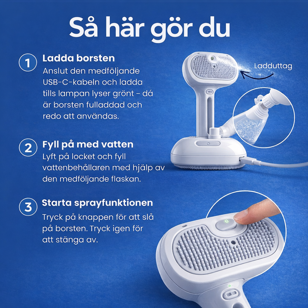 Pälsborsten - Bada Din Hund Utan Vatten